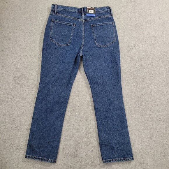 NEW Kirkland Signature Womens 10 High-Rise Straight Fit Jeans - Picture 2 of 7